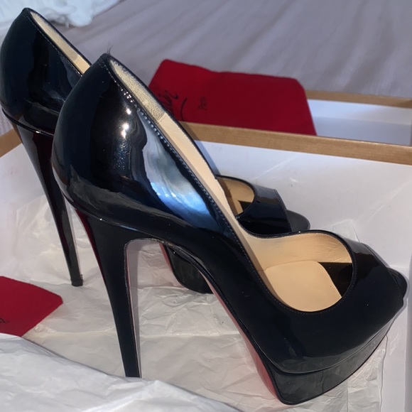 Christian Louboutin Lady Peep Heels - Picture 6 of 6